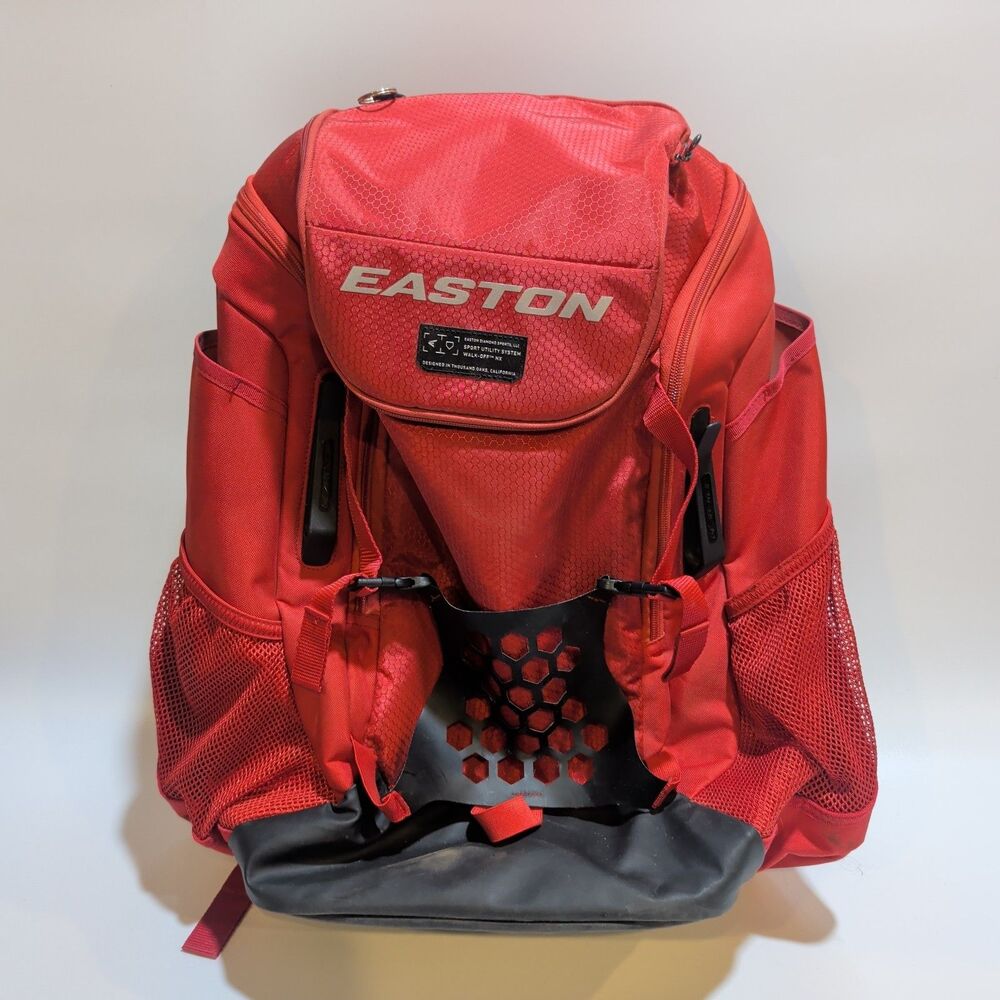 Easton Walk Off NX Bag Baseball Softball Sport Utility Backpack Red
